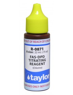 Recambio reactivo test cloro FAS-DPD de Taylor, R-0871