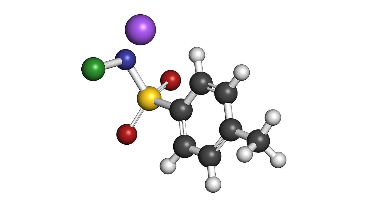 Molécula de cloramina